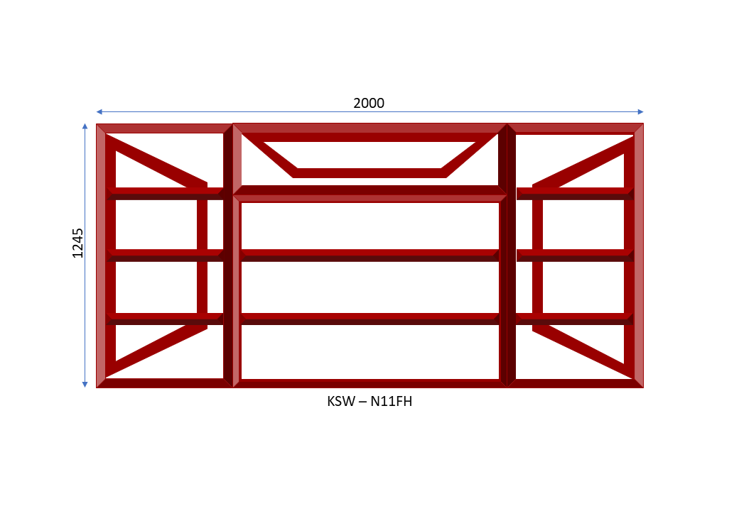 Steel Cottage Pane Side Hung Window, Two Openers With Fanlight 1511 x 1245